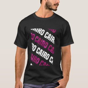Cairo Camo Pattern Pink Camouflage T-Shirt