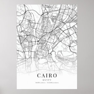Cairo City Map Poster