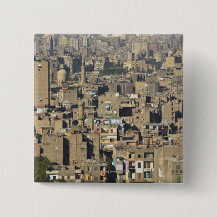 Cairo Cityscape 15 Cm Square Badge