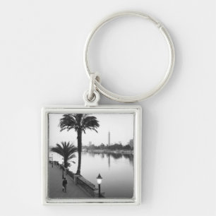 Cairo Egypt, Along the Nile River Key Ring