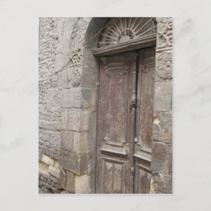 Cairo Egypt Architecture Door postcard