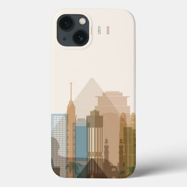 Cairo, Egypt | City Skyline Case-Mate iPhone Case (Back)