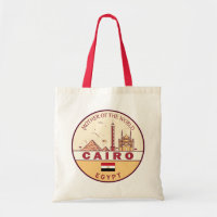 Cairo Egypt City Skyline Emblem