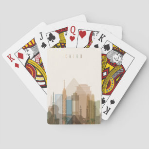 Cairo, Egypt City Skyline Playing Cards