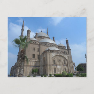 Cairo, Egypt- Mosque of Mohamed Ali at the Citadel Postcard