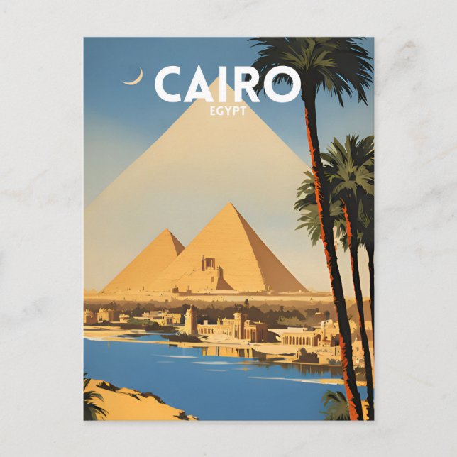 Cairo Egypt Postcard (Front)