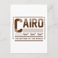 Cairo Egypt Typography Graphic | Modern Design