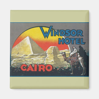 Cairo Egypt Vintage Travel Magnet