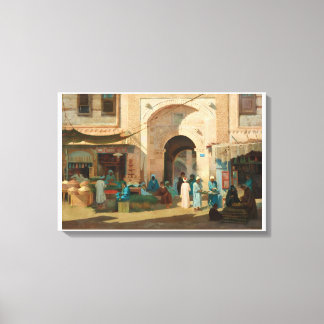 Cairo Marketplace Nicola Forcella Fine Art Canvas Print