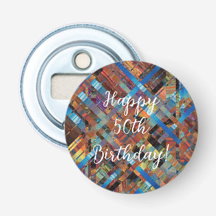 Cairo Metro - Happy 50th Birthday   Bottle Opener