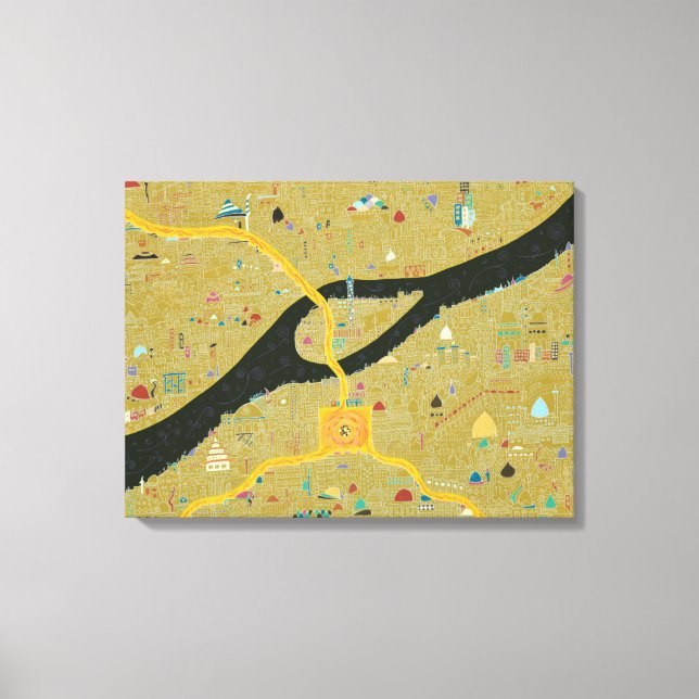 Cairo Revolution - Canvas Print (Front)