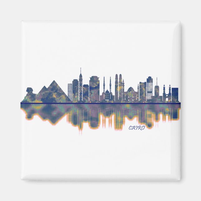 Cairo Skyline Magnet (Front)