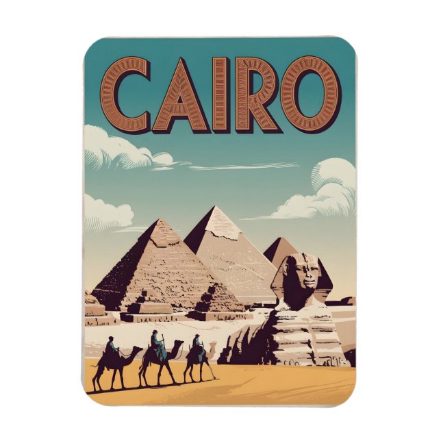Cairo vintage magnet (Vertical)
