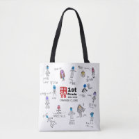CAIS 1st Grade 2023 Tote Bag - Orange Class