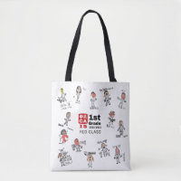 CAIS 1st Grade 2023 Tote Bag - Red Class