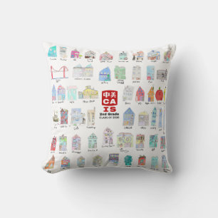 CAIS 2nd Grade Throw Pillow - Class of 2030