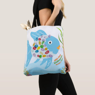 CAIS K Orange/Green Tote Bag