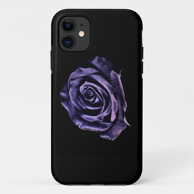 caisse d'iPod de rose de pourpre Case-Mate iPhone Case (Back)