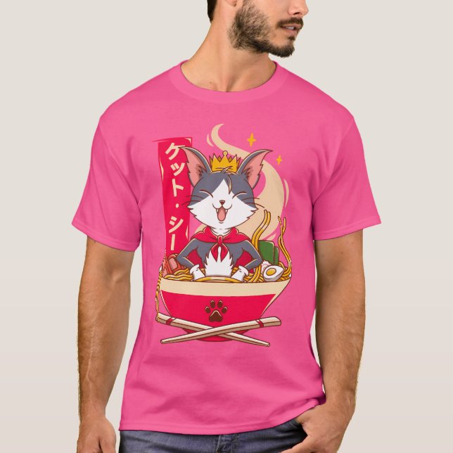 Cait Sith Ramen T-Shirt (Front)