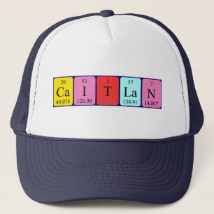 Caitlan periodic table name hat