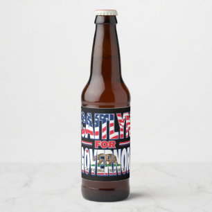 Caitlyn for California Governor Beer Bottle Label