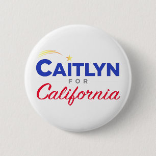 Caitlyn Jenner for Governor 6 Cm Round Badge
