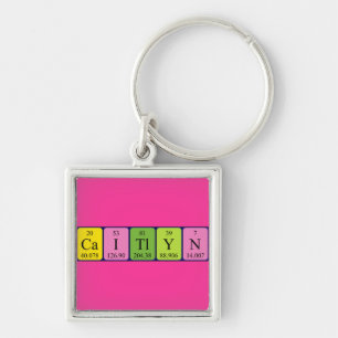 Caitlyn periodic table name keyring