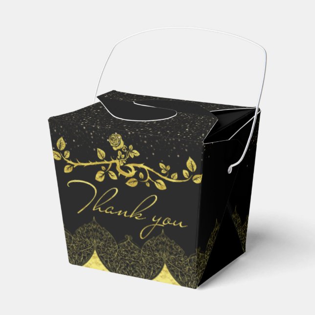 Caja de regalo con agradecimiento favour box (Front Side)