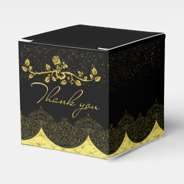 Caja de regalo con agradecimiento favour box (Front Side)