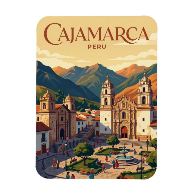 Cajamarca, Peru Peru Magnet (Vertical)
