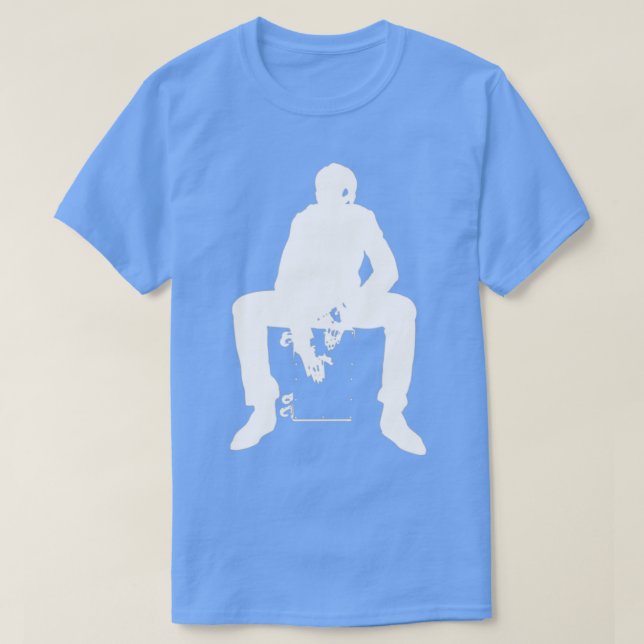 Cajon Player White  T-Shirt (Design Front)