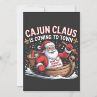 Cajun Clause Is Coming to Town Christmas Krampus 