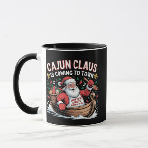 Cajun Clause Is Coming to Town Christmas Krampus Mug