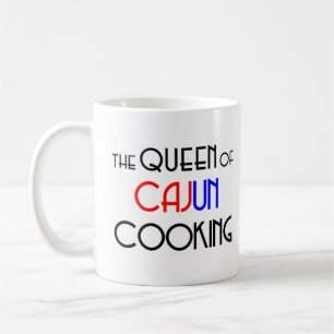 cajun cooking queen coffee mug