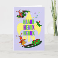 Cajun Crawfish Fleur de Lys Christmas