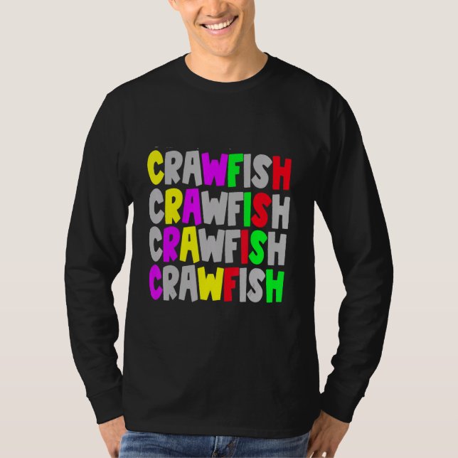 Cajun Crawfish Food Crawfish Mudbug Tee (Front)