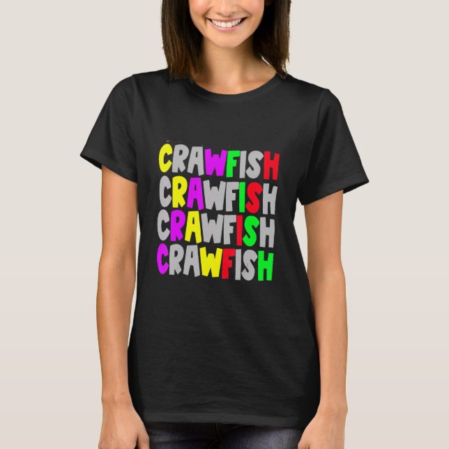 Cajun Crawfish Food Crawfish Mudbug Tee (Front)