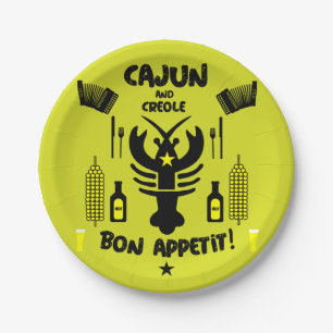 Cajun & Creole Cooks Paper Plate