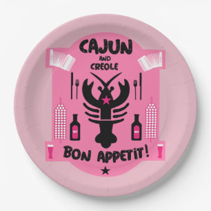 Cajun & Creole Cooks Paper Plate
