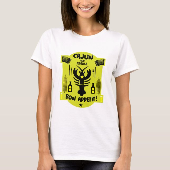 Cajun & Creole Cooks T-Shirt (Front)