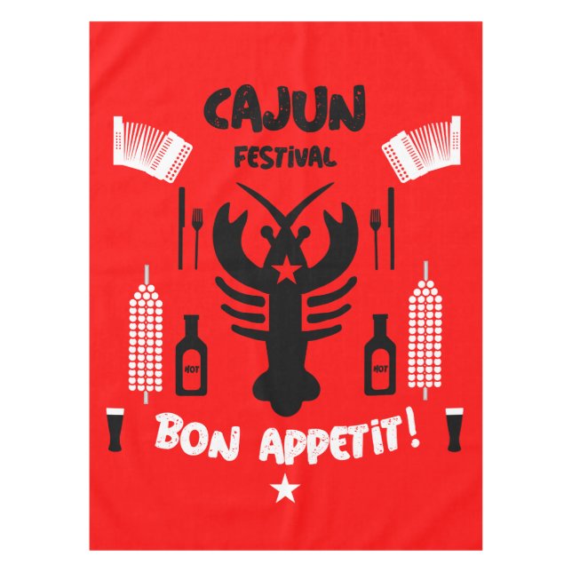 Cajun & Creole Cooks Tablecloth (Front)