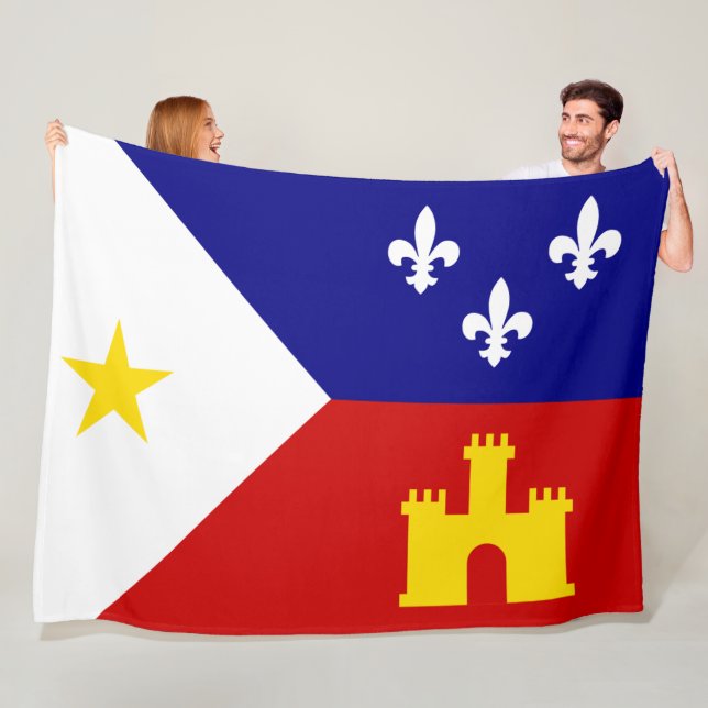 CAJUN FLAG FLEECE BLANKET (In Situ)