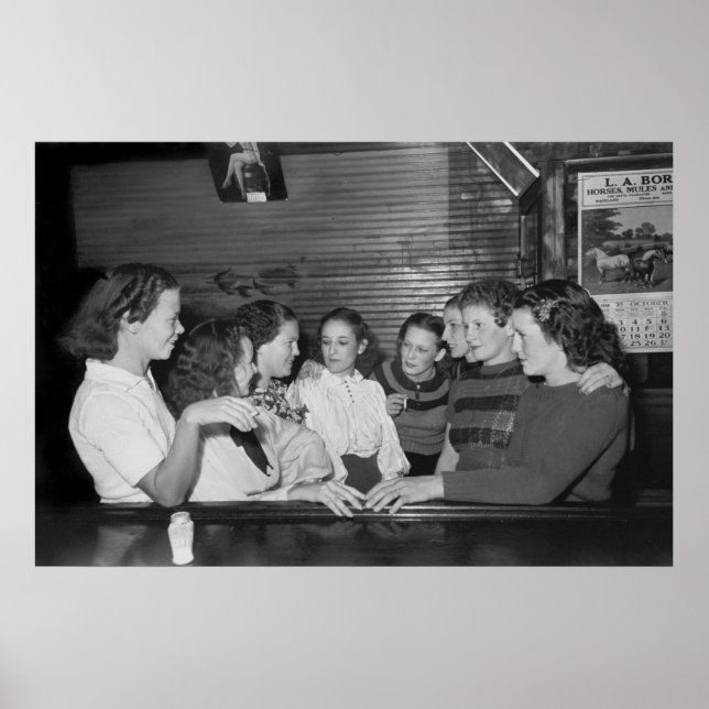 Cajun Girls, 1938 Poster (Front)