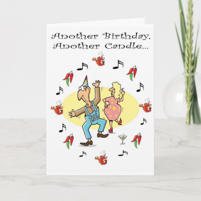 Cajun Greetings Card (Front)