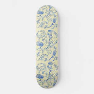 Cajun Seafood Boil – Southern Coastal Food Art Skateboard