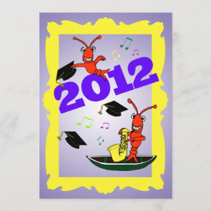 Cajun Themed Graduation 2012  Party Invitation
