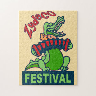 Cajun Zydeco Music Jigsaw Puzzle