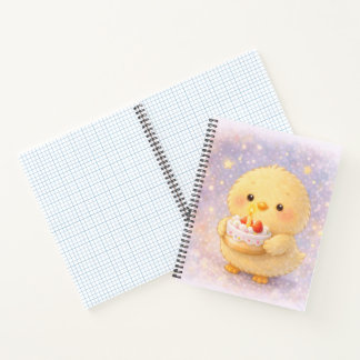 Cake Alma Chick Cute Birthday Notebook