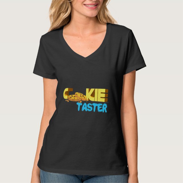 Cake And Biscui Gingerbread Cookie Monster Coffee T-Shirt (Front)
