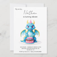 *~* Cake Baby Dragon Photo AP88 Birthday Party